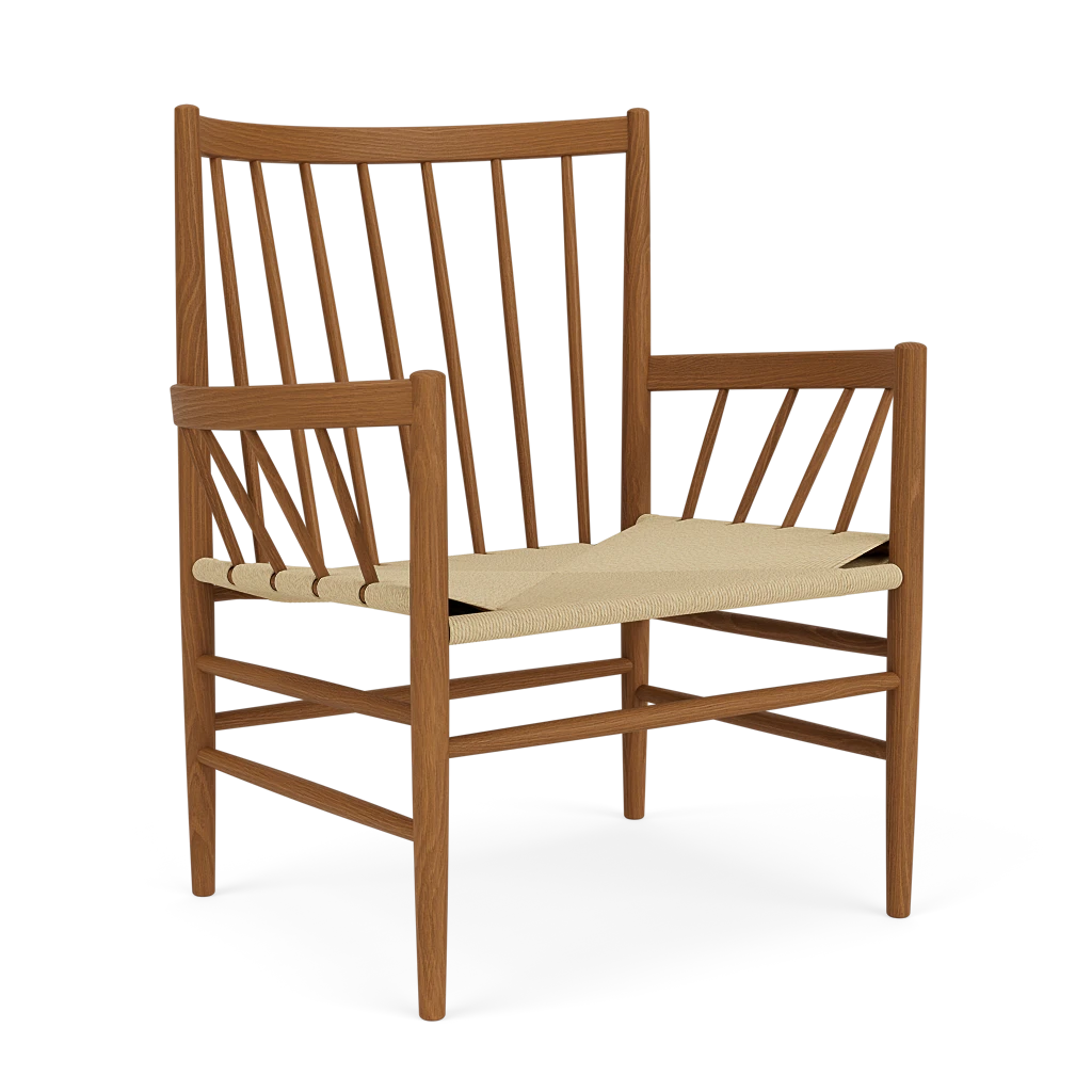 J82 - Lounge chair - Smoked oak J82 - Lounge chair - Smoked oak